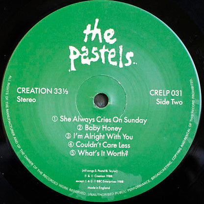The Pastels : Suck On (Retrogressive 1983-1985) (LP, Comp)