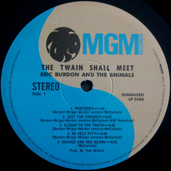 Eric Burdon & The Animals : The Twain Shall Meet (LP, Album, RE)