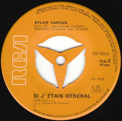 Sylvie Vartan : Les Hommes Qui N'ont Plus Rien A Perdre (7", Single, ¥40)