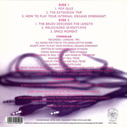 Charles Long & Stereolab : Music For The Amorphous Body Study Center (10", Album, Ltd)