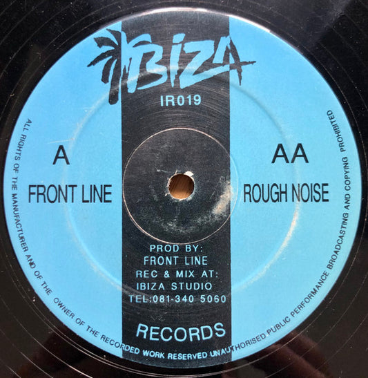 Front Line (2) : Front Line / Rough Noise (12", Blu)