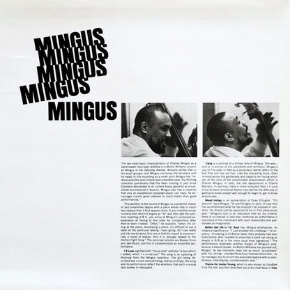 Charles Mingus : Mingus Mingus Mingus Mingus Mingus (LP, Album, RE, Gat)