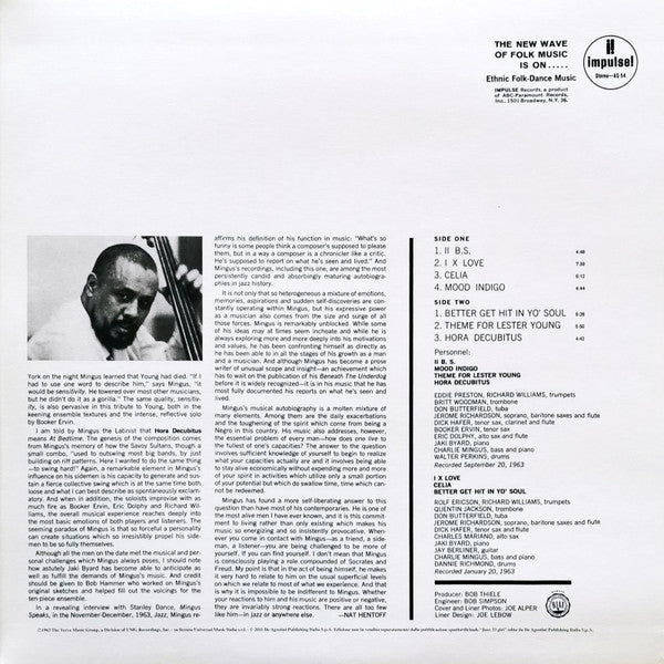 Charles Mingus : Mingus Mingus Mingus Mingus Mingus (LP, Album, RE, Gat)