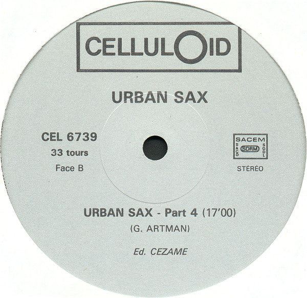 Urban Sax, Gilbert Artman : Urban Sax 2 (LP, Album, RE)