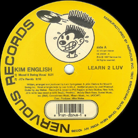 Kim English : Learn 2 Luv (12")