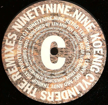 Koenig Cylinders : NinetyNine.Nine - The Remixes (2x12")