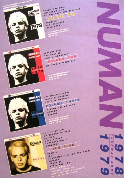 Numan* / Tubeway Army : 1978 / 1979 Volume Two - (A Collection Of Unreleased Recordings) (12", EP, Comp, Red)