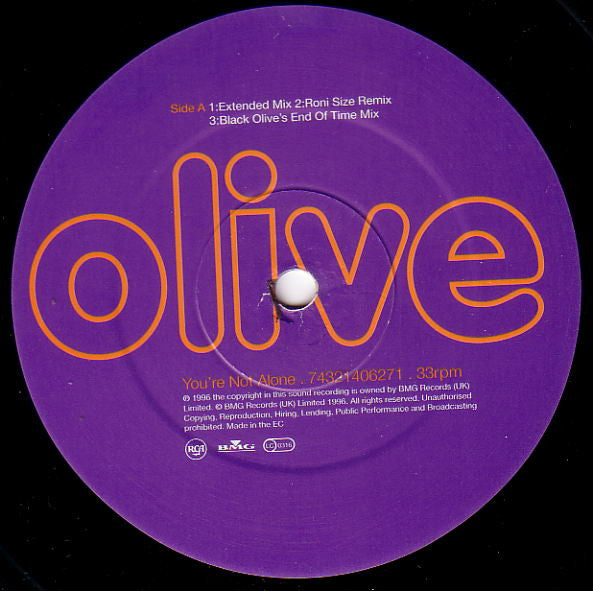 Olive : You're Not Alone (12")