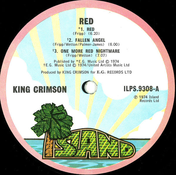 King Crimson : Red (LP, Album)