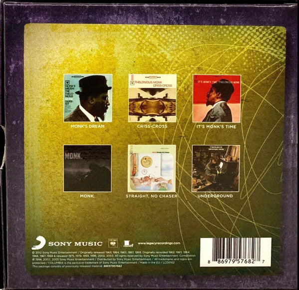 The Thelonious Monk Quartet : The Complete Columbia Studio Albums Collection (Box, Comp + 6xCD, Comp, RE)