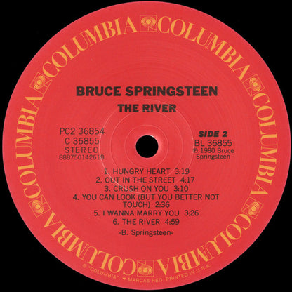 Bruce Springsteen : The River  (2xLP, Album, RE, RM, 180)