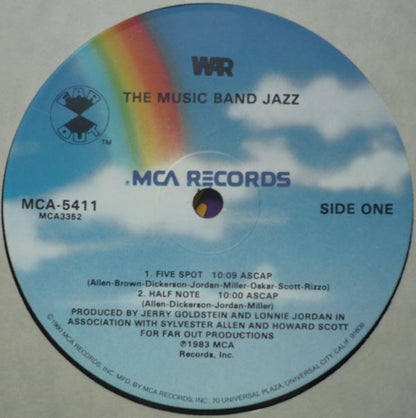 War : The Music Band Jazz (LP, Album, Glo)
