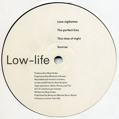 New Order : Low-life (LP, Album)