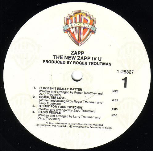 Zapp : The New Zapp IV U (LP, Album, All)