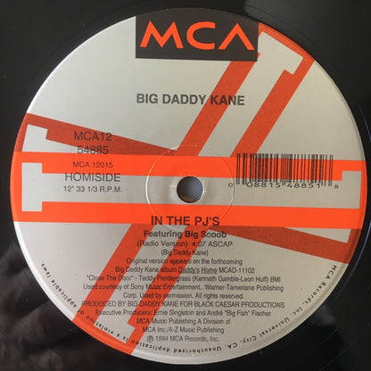 Big Daddy Kane : In The PJ's (12", Single)