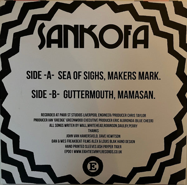 Sankofa (4) : Sea Of Sighs  (10", EP, Ltd, Ora)