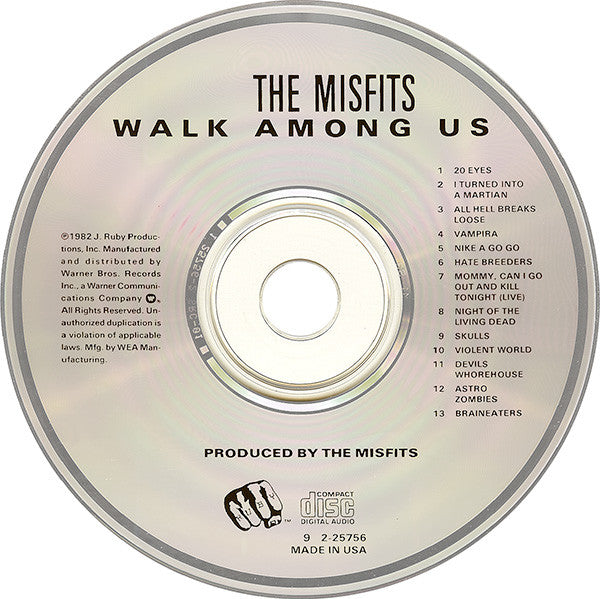 Misfits : Walk Among Us (CD, Album, RE)