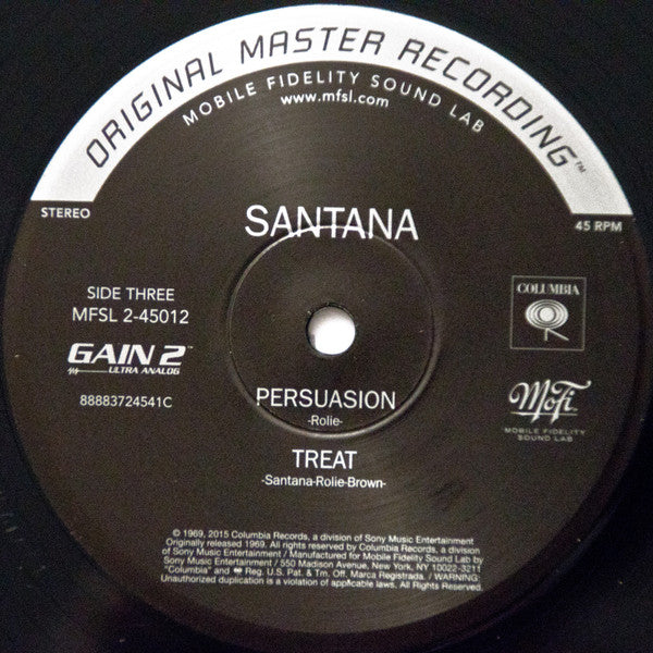 Santana : Santana (2x12", Album, Ltd, Num, RE, RM, 180)
