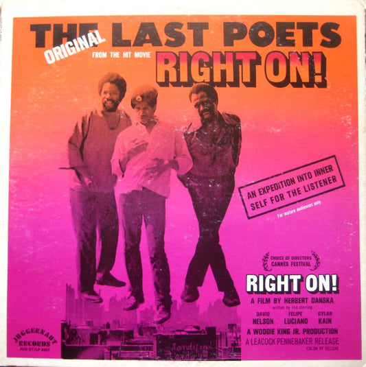 The Original Last Poets* : Right On! (Original Soundtrack) (LP, Album)