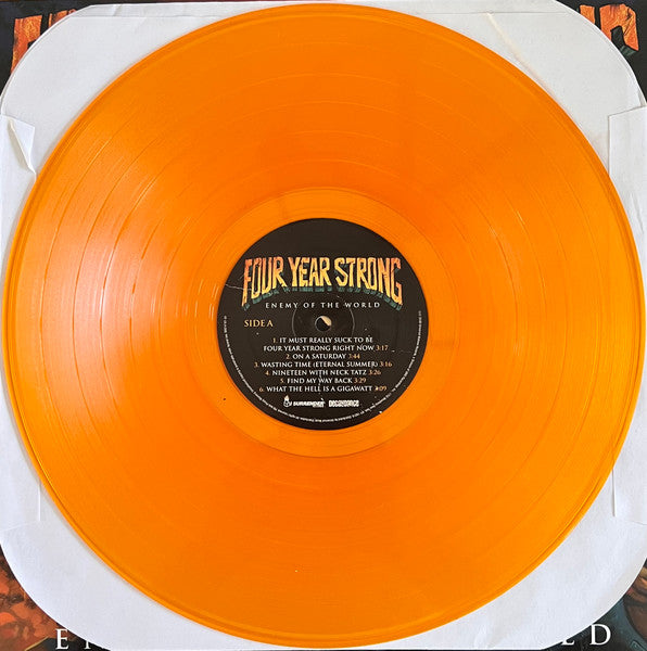 Four Year Strong : Enemy Of The World (LP, Album, Ora)
