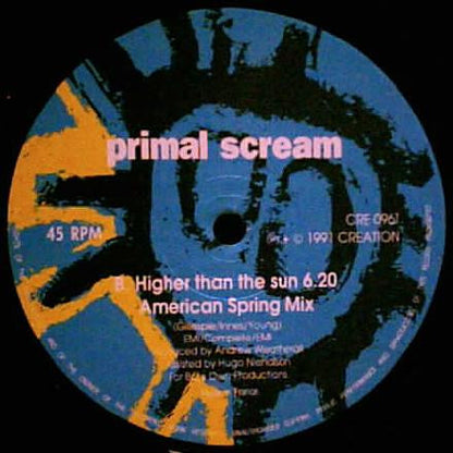 Primal Scream : Higher Than The Sun (12", Single)