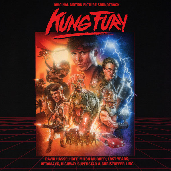 Various : Kung Fury (Original Motion Picture Soundtrack) (LP, Album, Comp, Red)