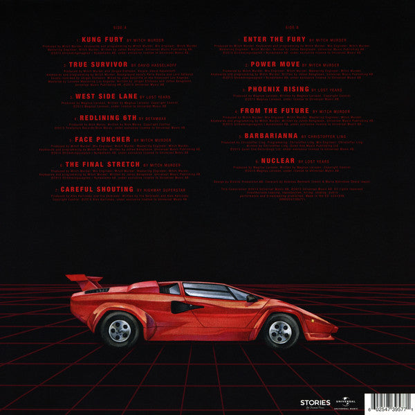 Various : Kung Fury (Original Motion Picture Soundtrack) (LP, Album, Comp, Red)