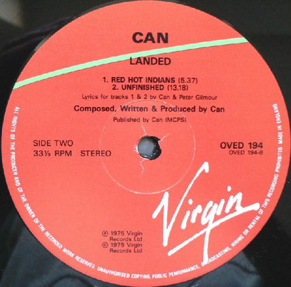 Can : Landed (LP, Album, RE)