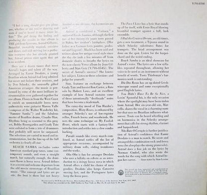 Astrud Gilberto : Beach Samba (LP, Album)
