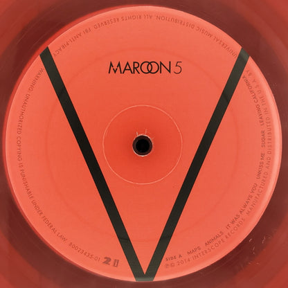 Maroon 5 : V (LP, Album, RE, Red)