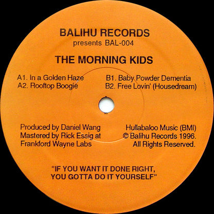 The Morning Kids : In A Golden Haze (12", EP)