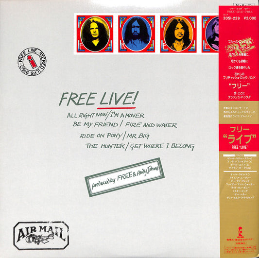 Free : Free Live (LP, Album, RE)