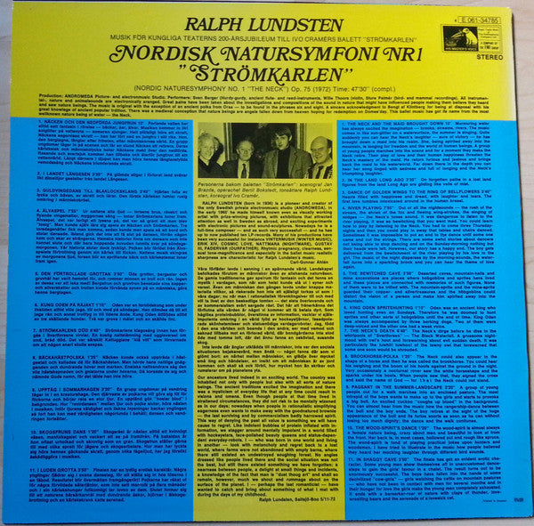 Ralph Lundsten : Nordisk Natursymfoni Nr 1 "Strömkarlen" (LP, Album)