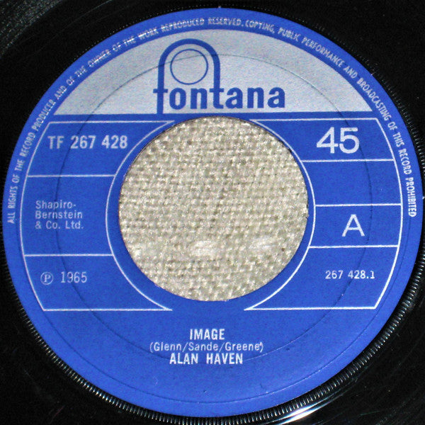 Alan Haven : Image (7", Single, RE, Lar)