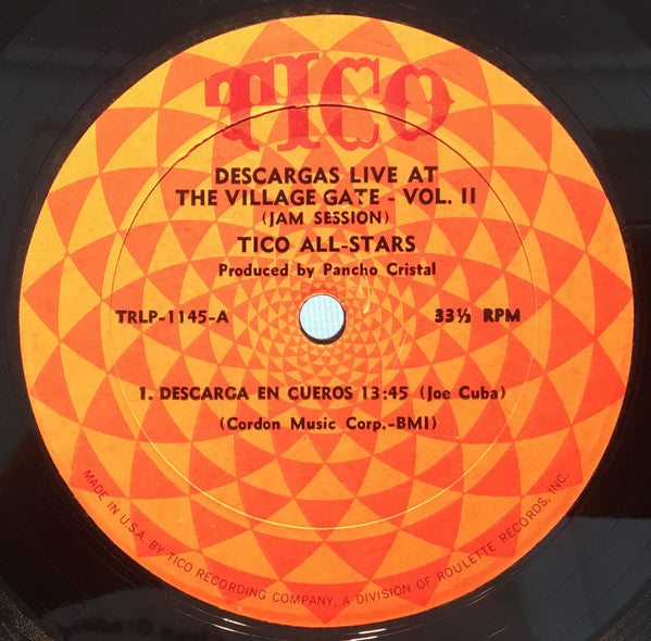 Tico All-Stars : Descargas At The Village Gate Live Vol. 2 (LP, Album, Mono)