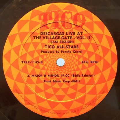 Tico All-Stars : Descargas At The Village Gate Live Vol. 2 (LP, Album, Mono)