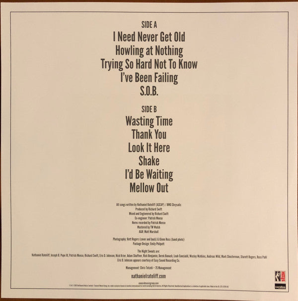 Nathaniel Rateliff & The Night Sweats* : Nathaniel Rateliff & The Night Sweats (LP, Album)