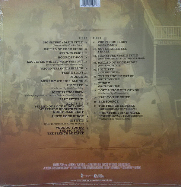 John Morris : Blazing Saddles (Original Motion Picture Soundtrack) (LP, Album, Ltd, 40t)