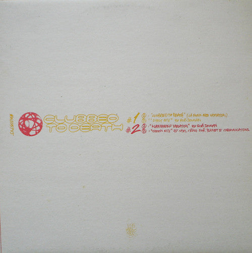 Rob Dougan : Clubbed To Death (2x12", Promo)