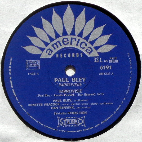 Paul Bley : Improvisie (LP, Album)
