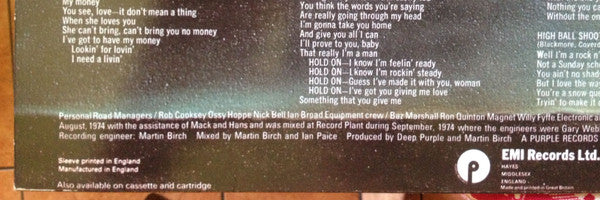 Deep Purple : Stormbringer (LP, Album)