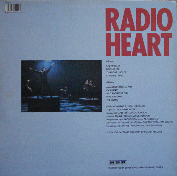 Radio Heart Featuring Gary Numan : Radio Heart (LP, Album)