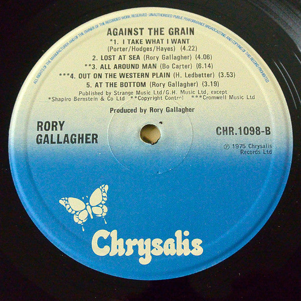 Rory Gallagher : Against The Grain (LP, Album, RE)