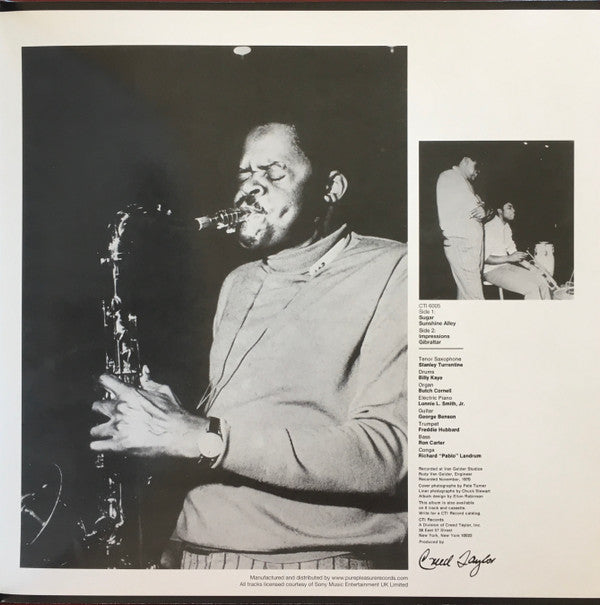 Stanley Turrentine : Sugar (LP, Album, Ltd, RE, RM, 180)