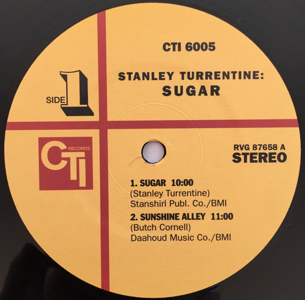 Stanley Turrentine : Sugar (LP, Album, Ltd, RE, RM, 180)