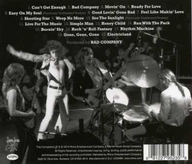 Bad Company (3) : Rock 'n' Roll Fantasy The Very Best Of Bad Company (CD, Comp)