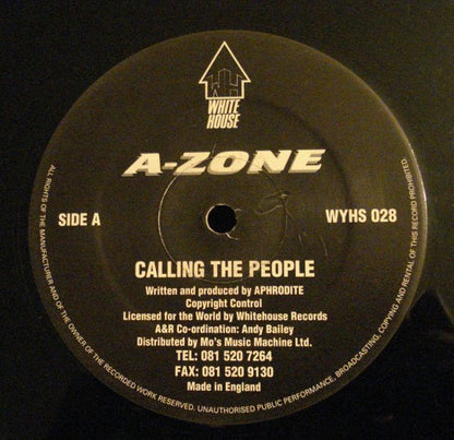 A-Zone : Calling The People / Safety Zone (12")