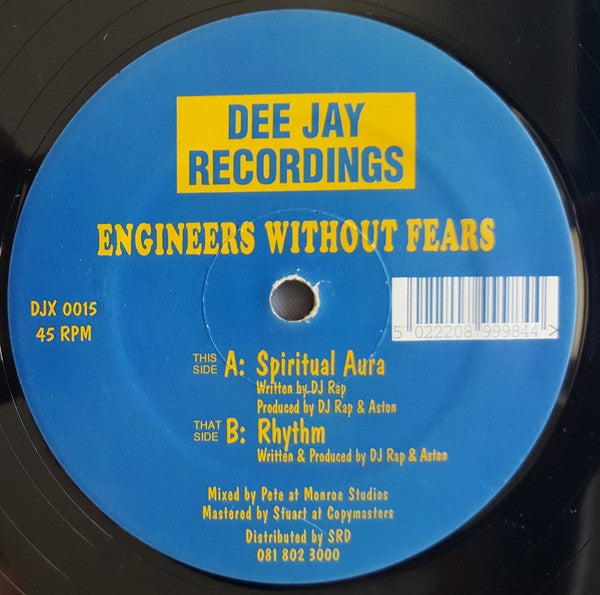 Engineers Without Fears : Spiritual Aura / Rhythm (12")