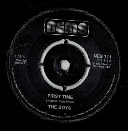 The Boys (2) : First Time (7", Pus)