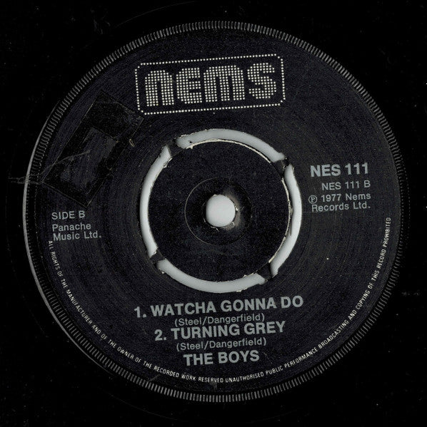 The Boys (2) : First Time (7", Pus)
